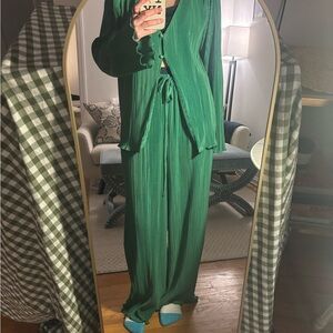 Green Pant + Shirt Set
